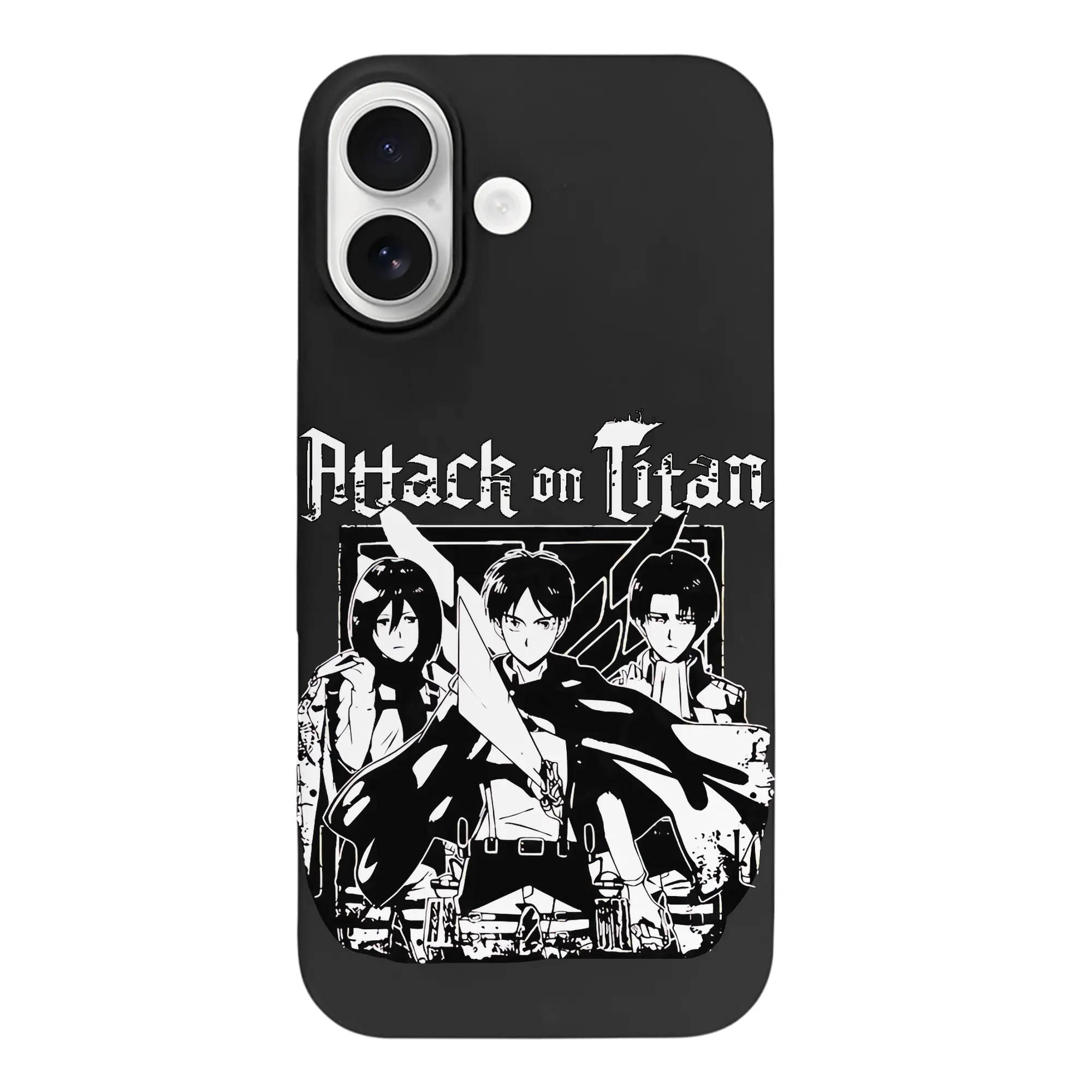 進撃の巨人 グッズ ミカサ・アッカーマン - iPhone 17 シリーズ シリコンケース 薄型 耐衝撃 指紋防止 ソフトタッチカバー 精密フィット 傷防止 保護ケース iPhone 17/17 Air/17 Pro/17 Pro Max 対応